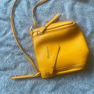 mustard color mini purse